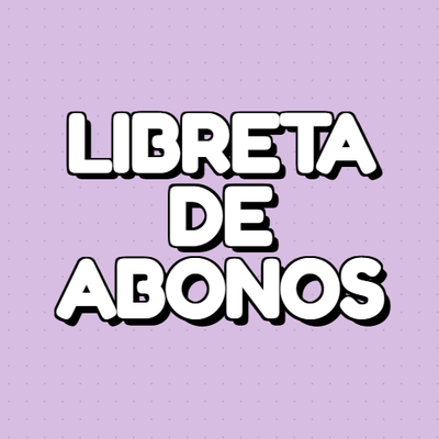 Libreta de Abonos