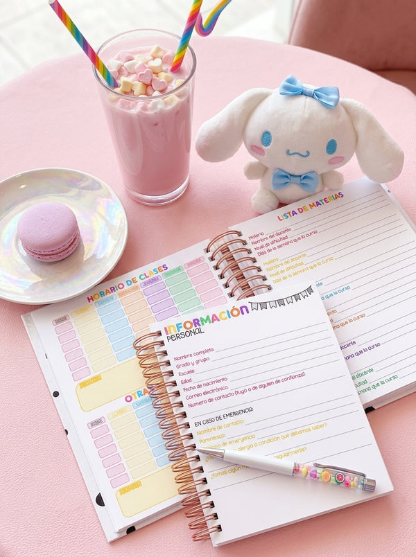 Agenda Estudiantes 2 Días por Página Ciclo 26-27 - Sailor Moon