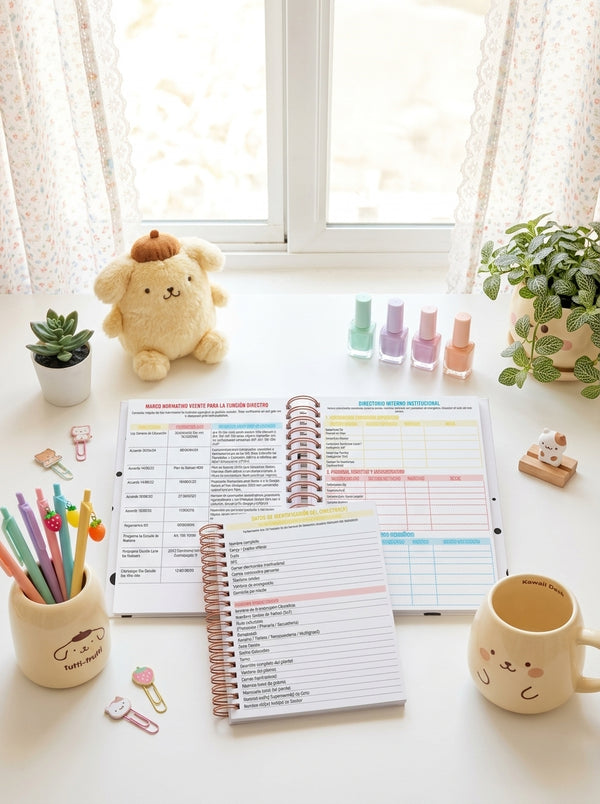 Agenda Director Semanal - Pokémon