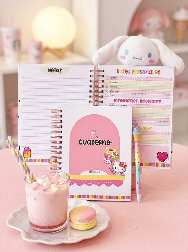Cuaderno Tamaño Carta - Hello Kitty