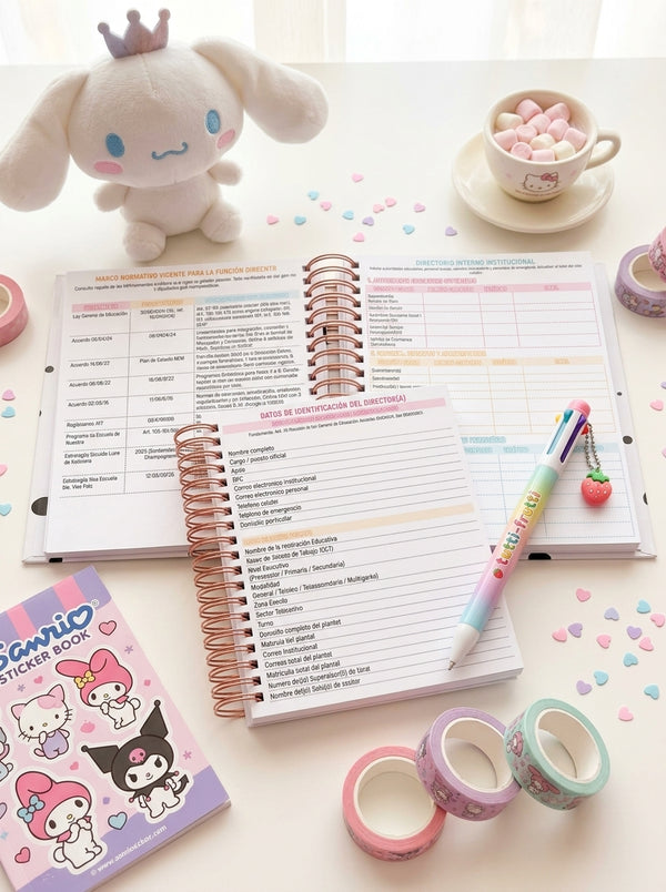 Agenda Director Semanal - Piglet