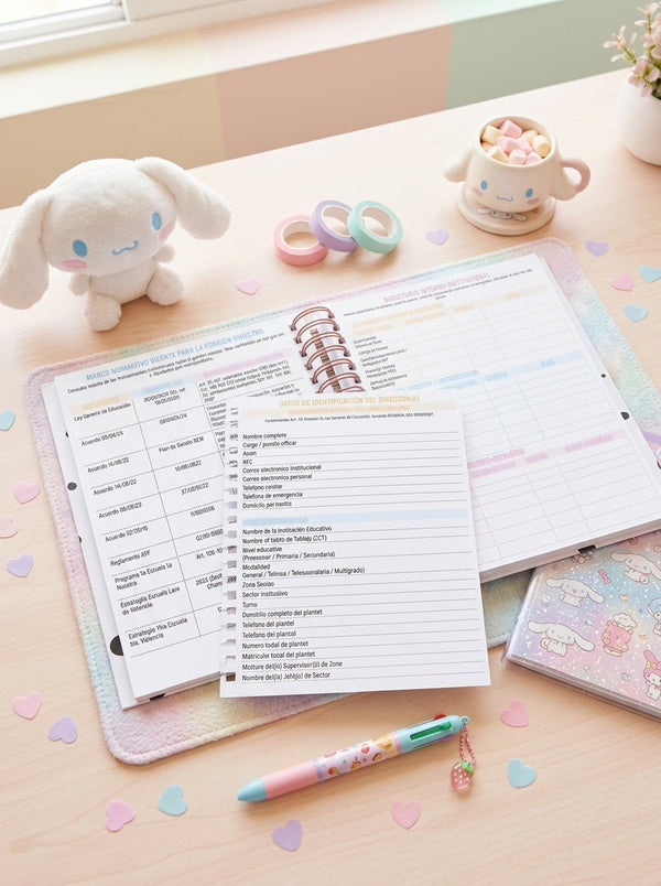 Agenda Director 2 Días por Página - BTS