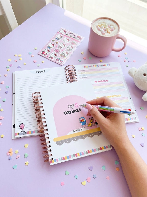 Libreta de Tandas 25 Participantes - Doraemon