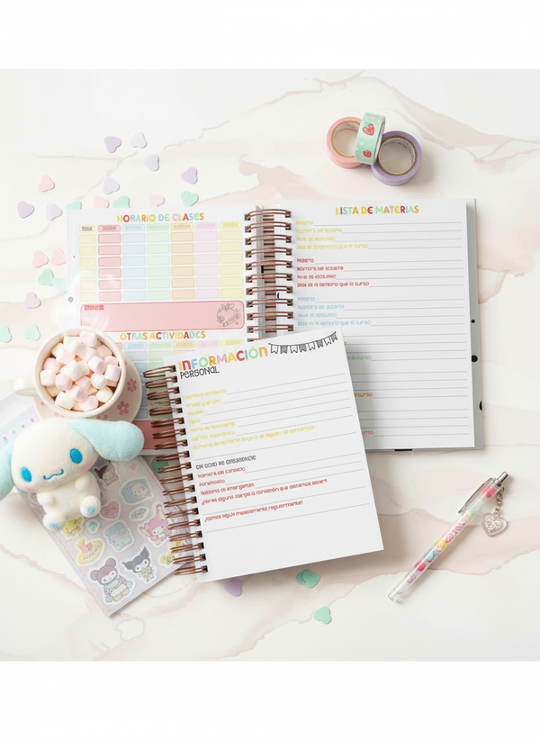 Agenda Estudiantes Semanal Ciclo 26-27 - Snoopy