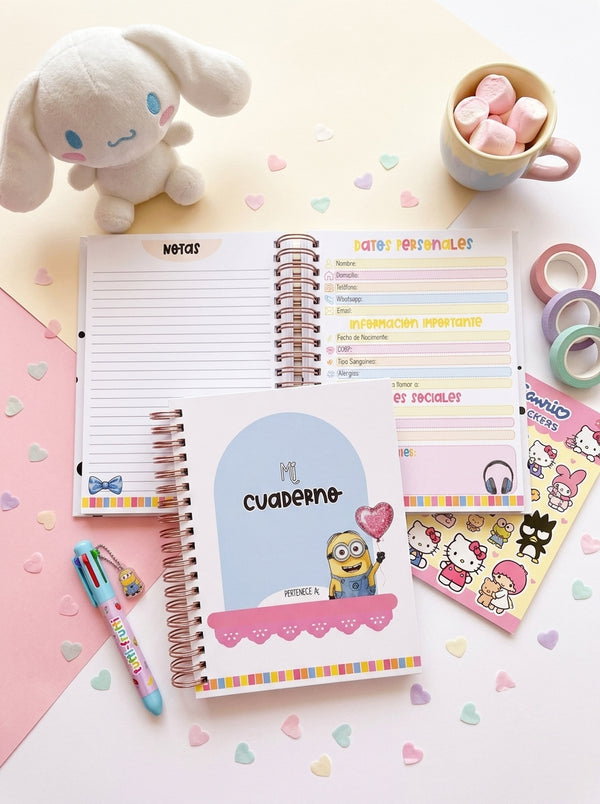 Cuaderno Tamaño Carta - Minions