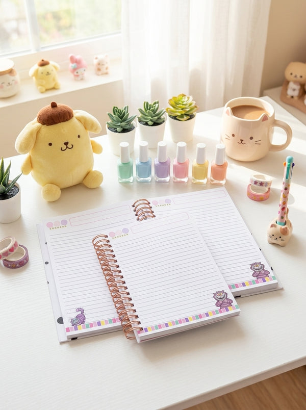 Cuaderno Tamaño Carta - Gato de Cheshire