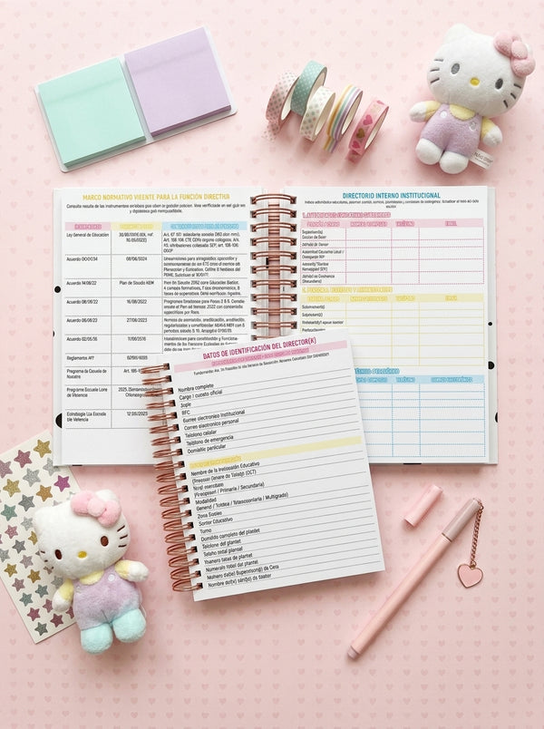 Agenda Director Semanal - Rainbow Brite