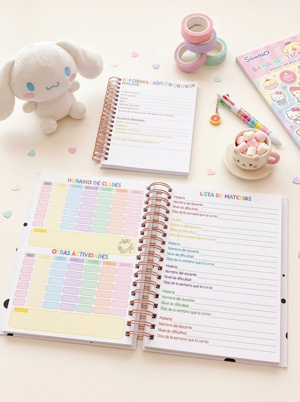 Agenda Estudiantes Diaria Ciclo 26-27 - Rainbow Brite