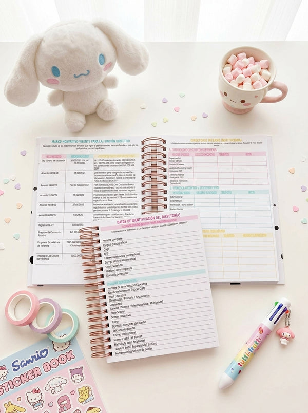 Agenda Director Semanal - Minnie Mouse