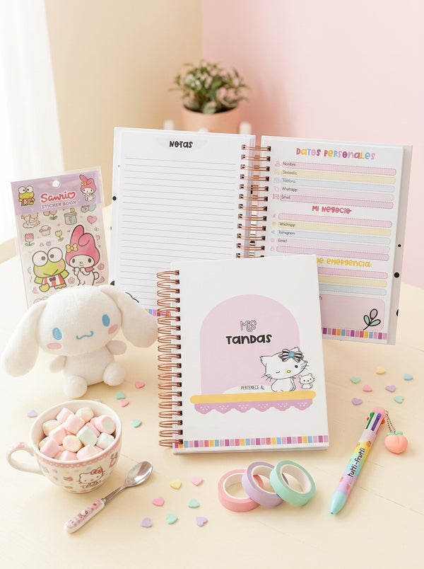Libreta de Tandas 25 Participantes - Charmmy Kitty