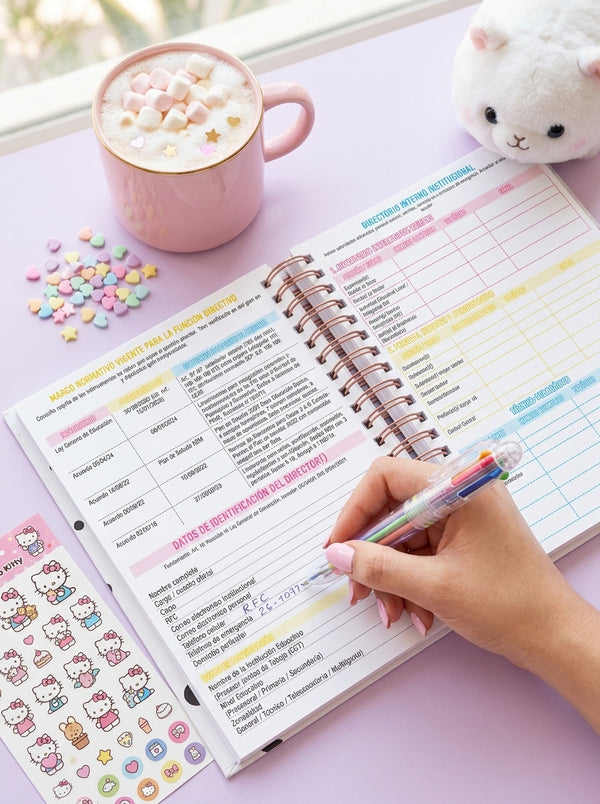 Agenda Director 2 Días por Página - Rainbow Brite