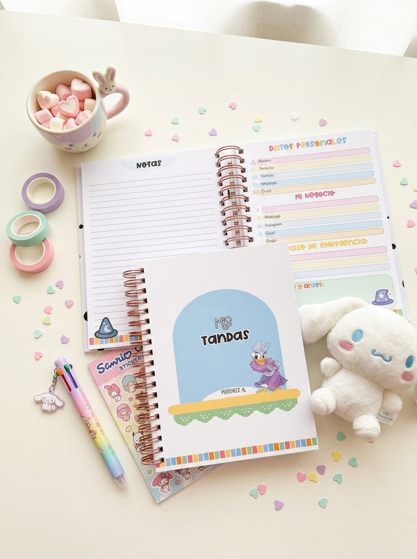 Libreta de Tandas 25 Participantes - Disney 100