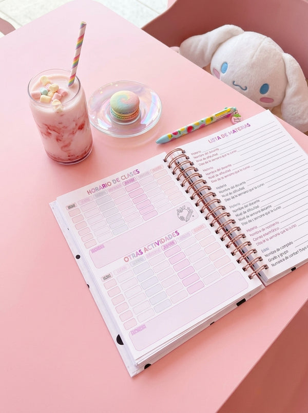Agenda Estudiantes 2 Días por Página Ciclo 26-27 - Candy Candy