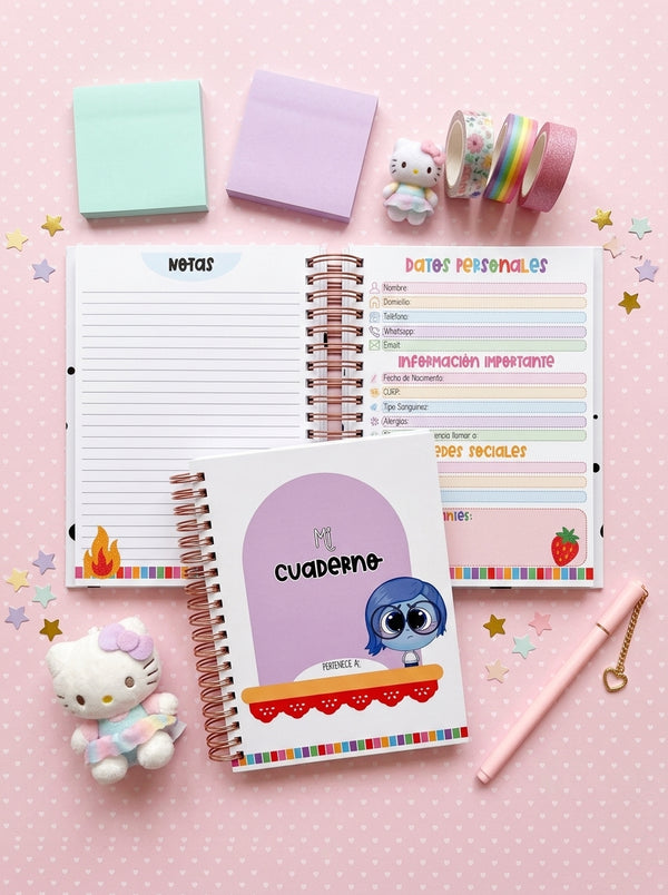 Cuaderno Tamaño Carta - Intensamente