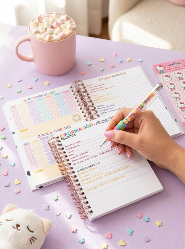 Agenda Estudiantes 2 Días por Página Ciclo 26-27 - Villanas Disney