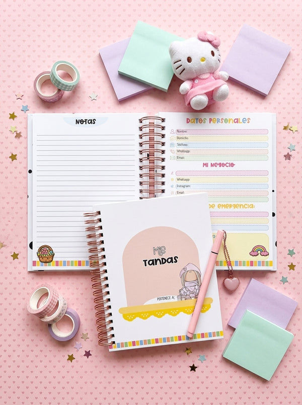Libreta de Tandas 25 Participantes - Cute Dolls