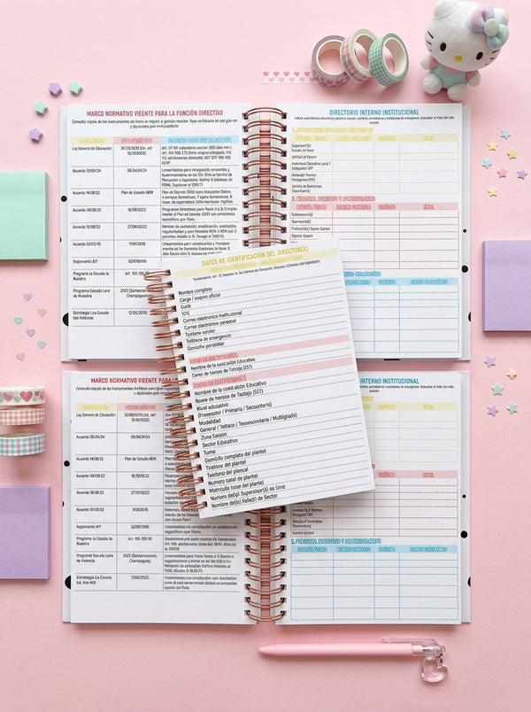 Agenda Director 2 Días por Página - Pokémon