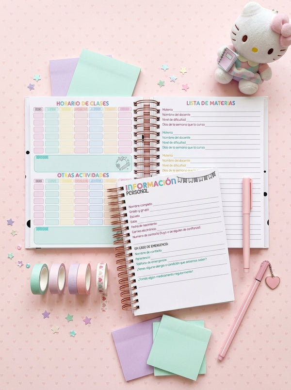 Agenda Estudiantes 2 Días por Página Ciclo 26-27 - Minnie Mouse