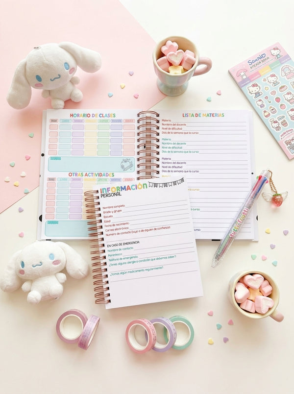 Agenda Estudiantes Semanal Ciclo 26-27 - Ariel - La Sirenita