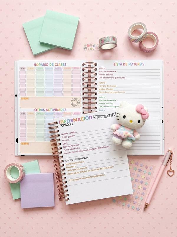 Agenda Estudiantes Semanal Ciclo 26-27 - Aurora - La Bella Durmiente