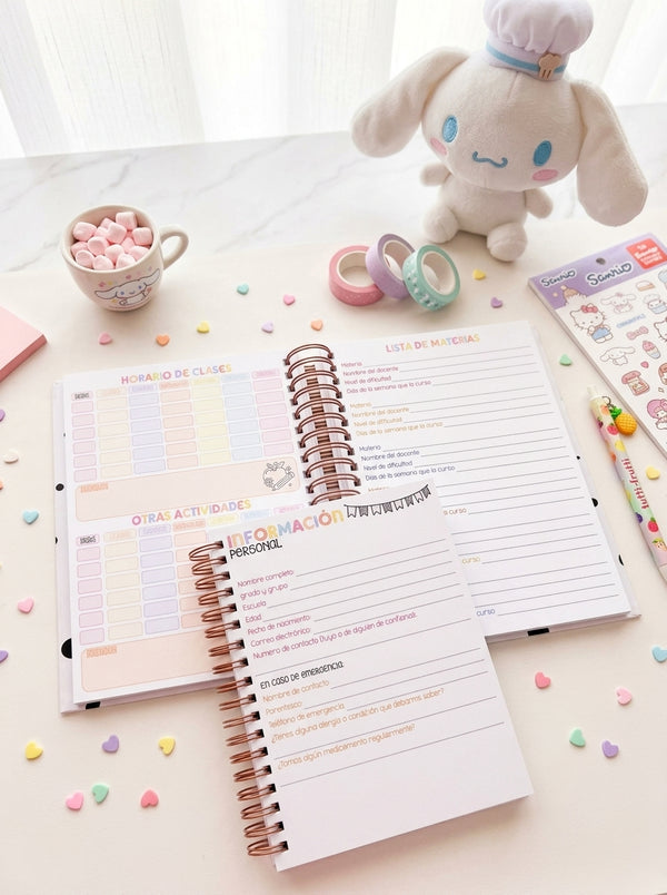 Agenda Estudiantes 2 Días por Página Ciclo 26-27 - BLACKPINK