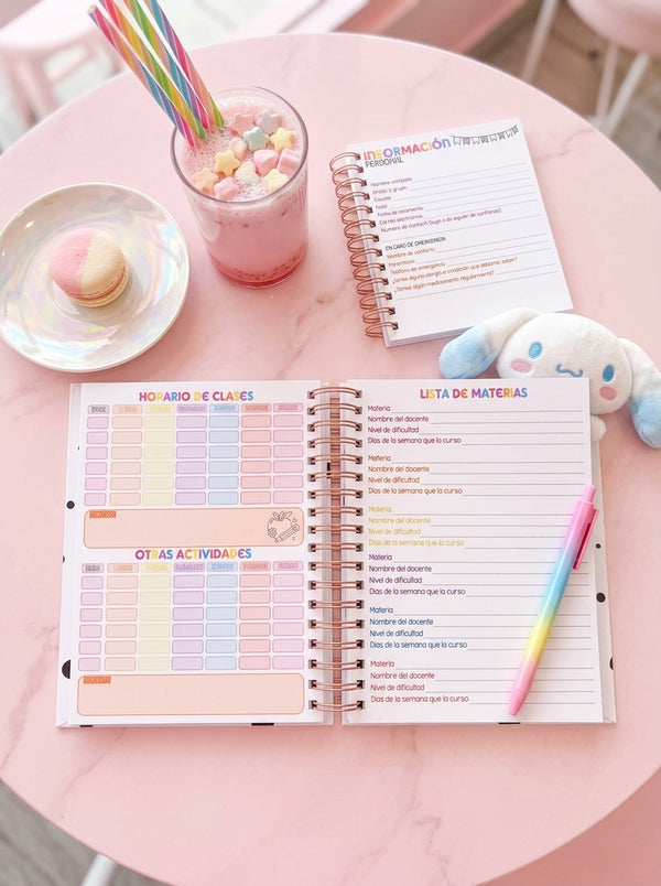 Agenda Estudiantes 2 Días por Página Ciclo 26-27 - Lizzie McGuire
