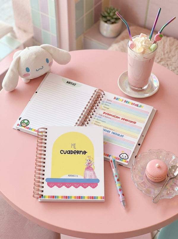 Cuaderno Tamaño Carta - Mario Bros
