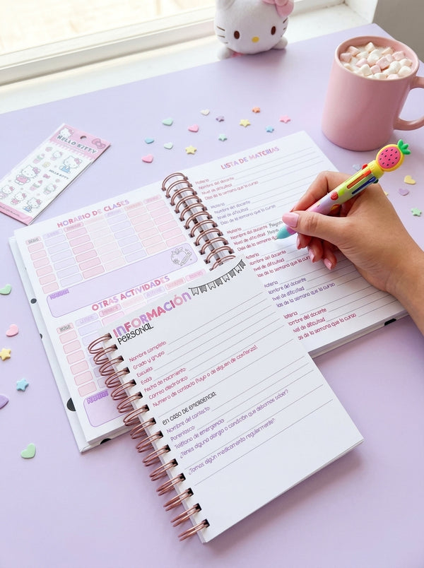 Agenda Estudiantes Diaria Ciclo 26-27 - Kuromi