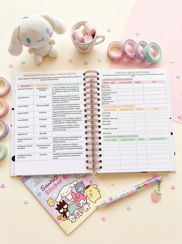Agenda Director Semanal - Pucca