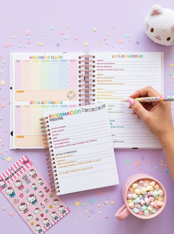 Agenda Estudiantes 2 Días por Página Ciclo 26-27 - Coraline