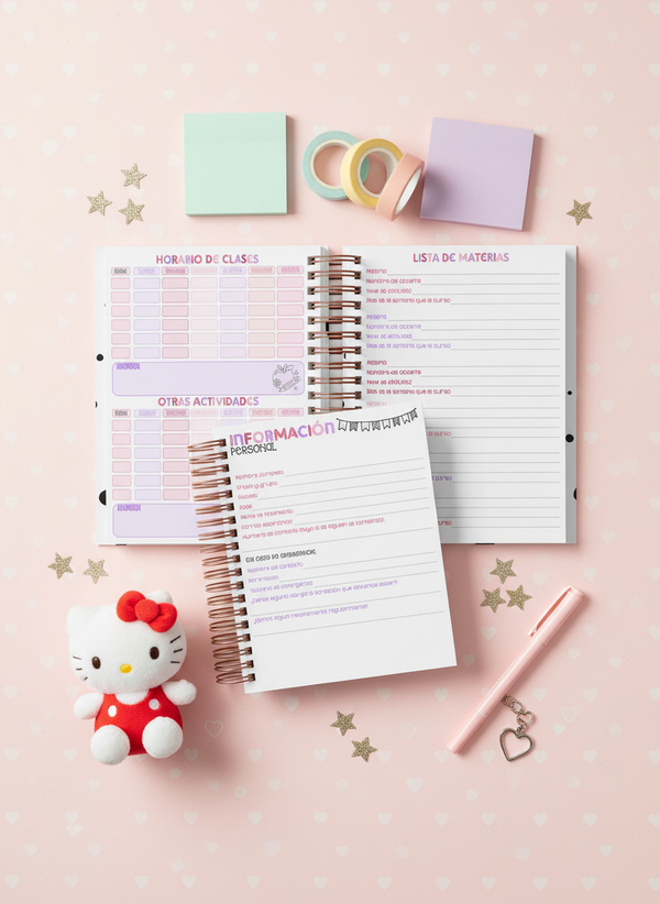Agenda Estudiantes Semanal Ciclo 26-27 - Kuromi
