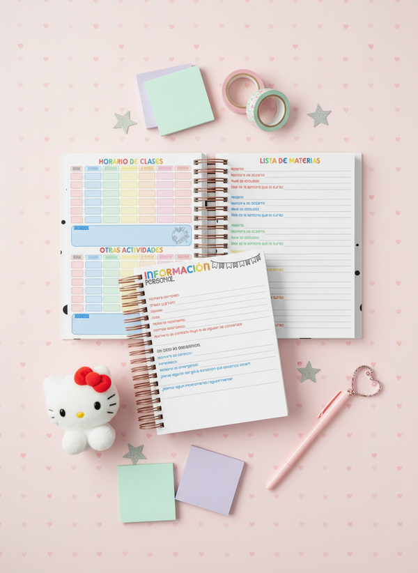 Agenda Estudiantes Semanal Ciclo 26-27 - Mario Bros