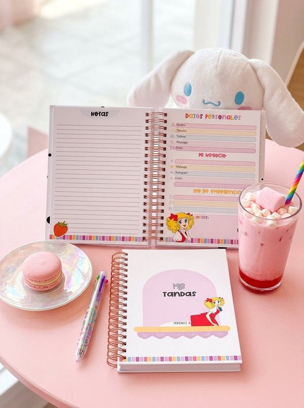 Libreta de Tandas 25 Participantes - Candy Candy