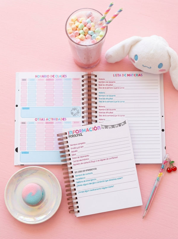 Agenda Estudiantes 2 Días por Página Ciclo 26-27 - Marie (Aristogatos)