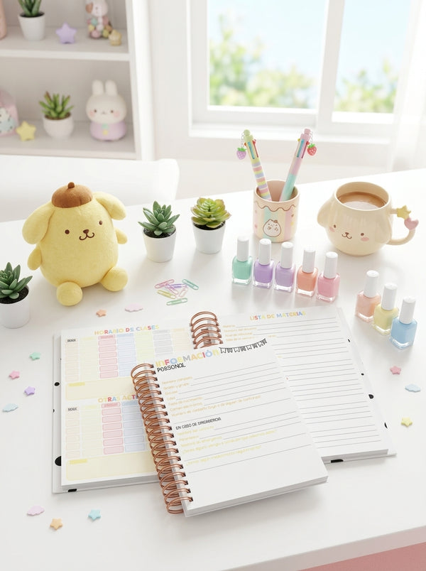 Agenda Estudiantes Diaria Ciclo 26-27 - Winnie Pooh