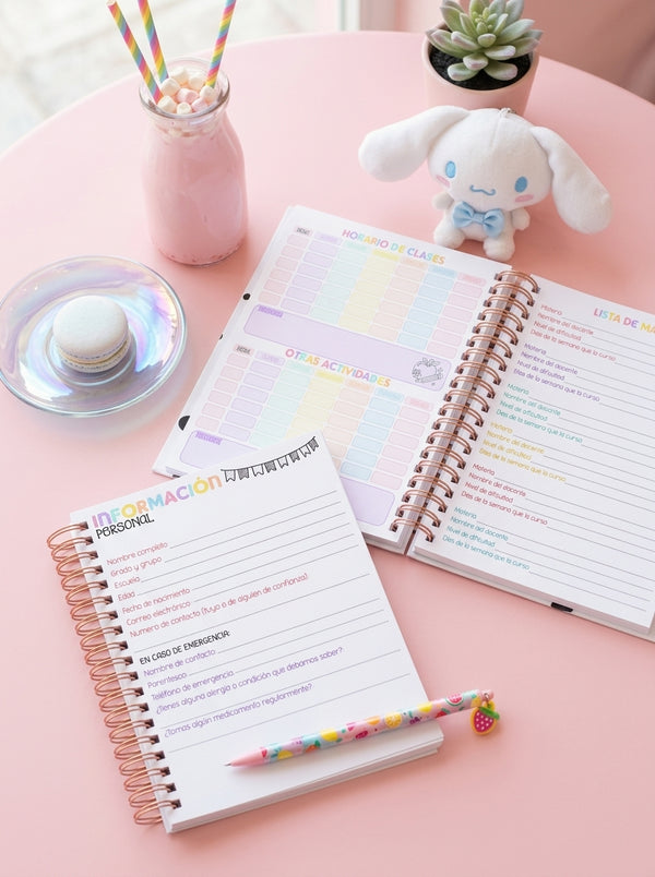 Agenda Estudiantes Diaria Ciclo 26-27 - Little Twin Stars