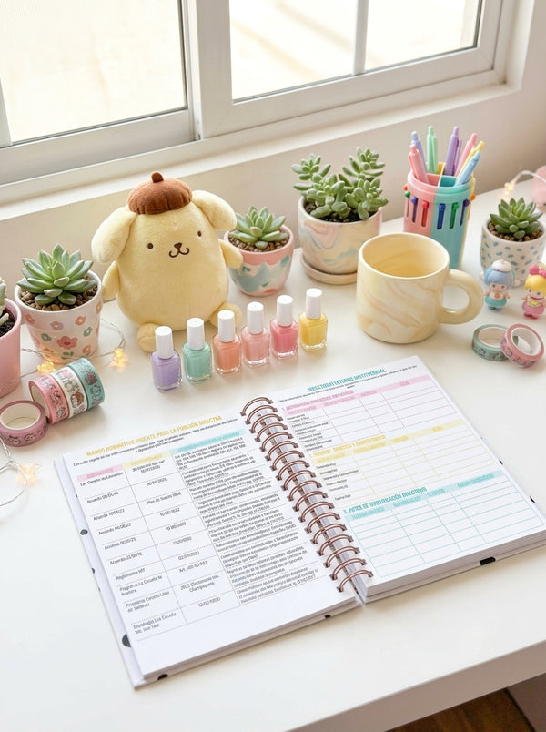 Agenda Director Semanal - Pantera Rosa