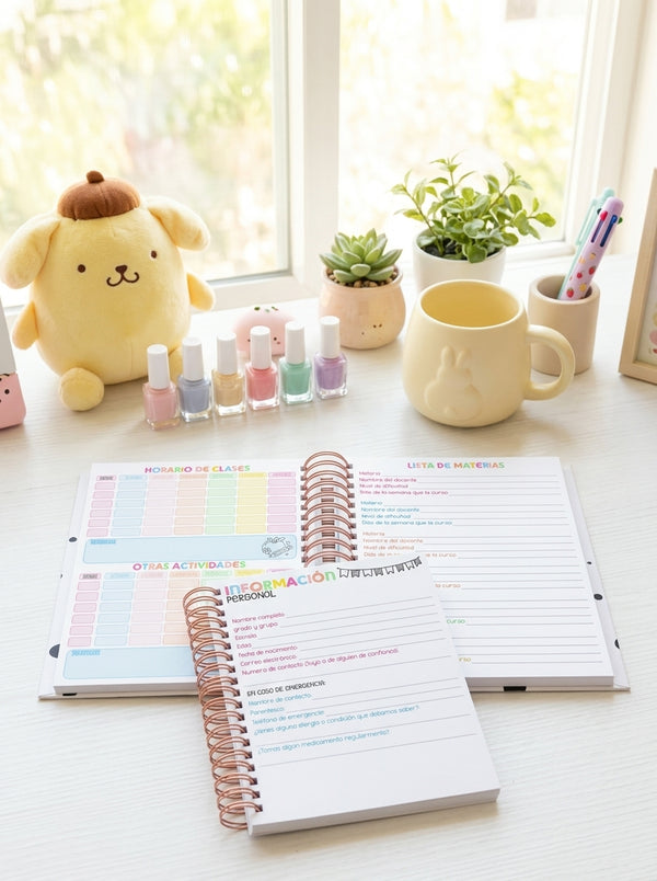Agenda Estudiantes Diaria Ciclo 26-27 - Cute Dolls