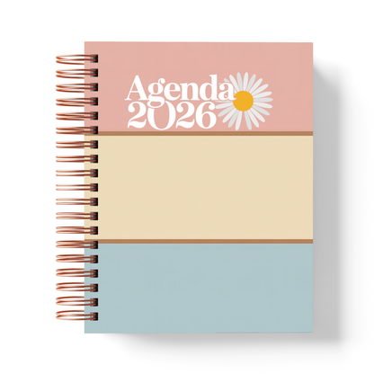 Agenda 2026 sin Horarios | Sábado y Domingo Juntos | Planner Diario PDF
