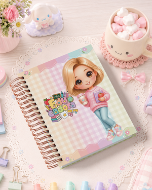 Pack de Portadas Educadora  Docente de Preescolar - Sweet Rainbow
