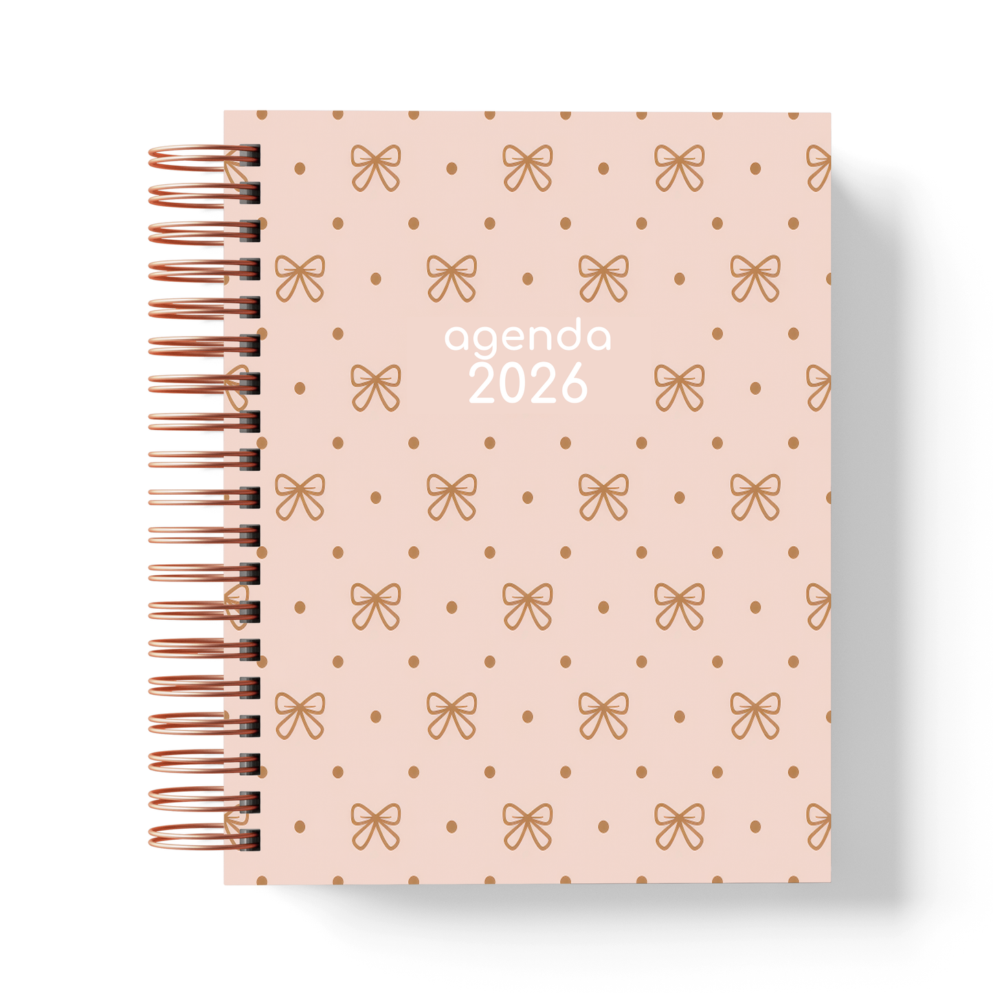 Agenda 2026 con Horario y Fin de Semana en una Página | Planner Diario PDF