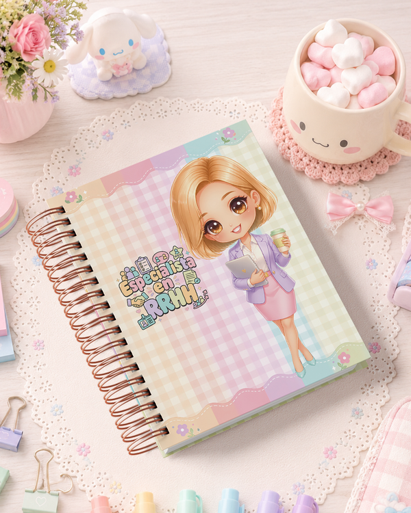 Pack de Portadas Especialista en RRHH  Reclutador - Sweet Rainbow