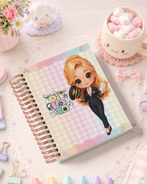 Pack de Portadas Piloto  Sobrecargo  Aeromoza - Sweet Rainbow