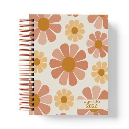 Agenda 2026 con Horario y Fin de Semana en una Página | Planner Diario PDF