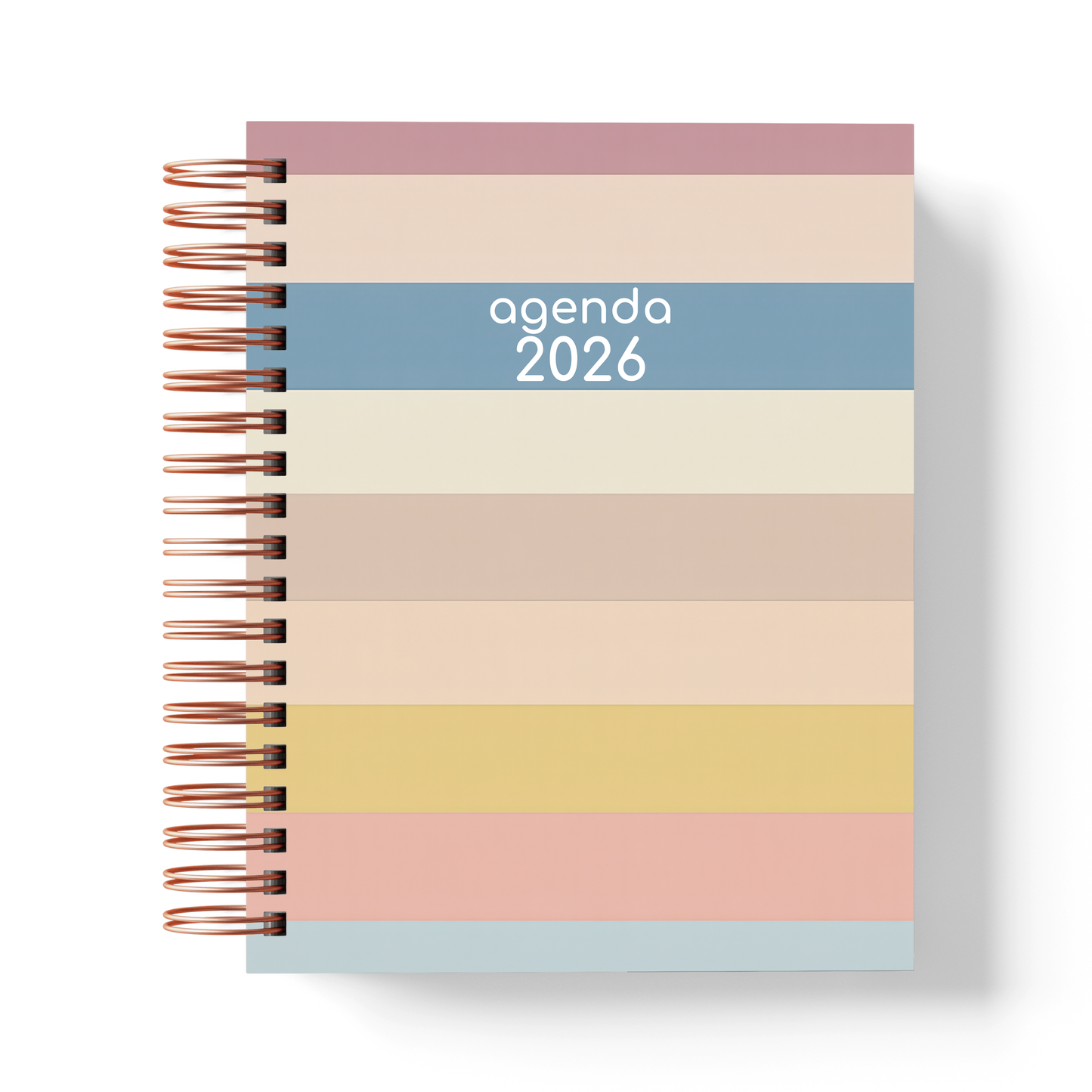 Agenda 2026 con Horario y Fin de Semana en una Página | Planner Diario PDF