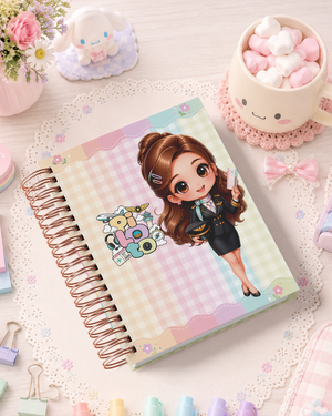 Pack de Portadas Piloto  Sobrecargo  Aeromoza - Sweet Rainbow