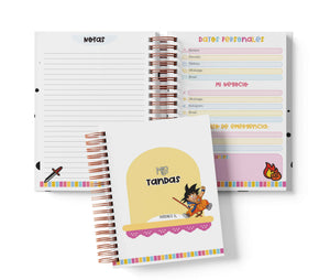 Libreta de Tandas 25 Participantes - Dragon Ball