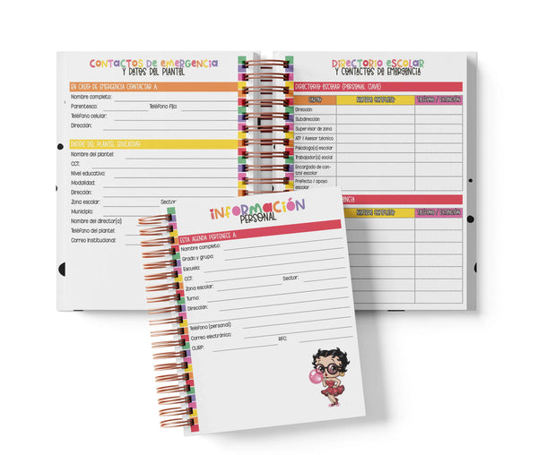 Agenda Primaria Medio Oficio - Betty Boop