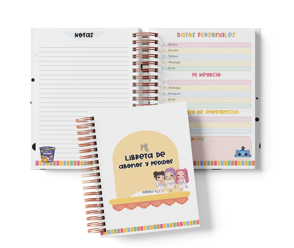 Libreta de Abonos y Pedidos - Huntrix