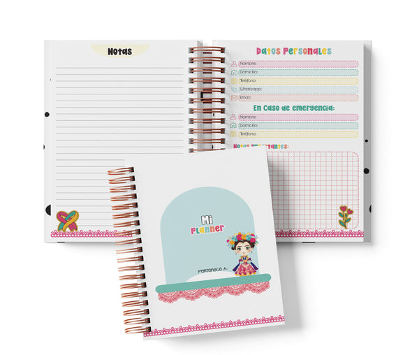 Planner Semanal - Frida Kahlo